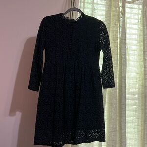 Black Laced mini dress